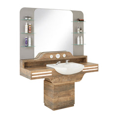REM Cadillac Unit with Frontwash Basin Retail Mirror