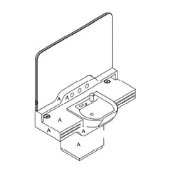 REM Cadillac Unit with Frontwash Basin Full Mirror