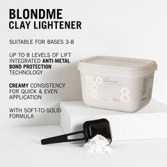 Schwarzkopf BLONDME Clay Lightener 350g