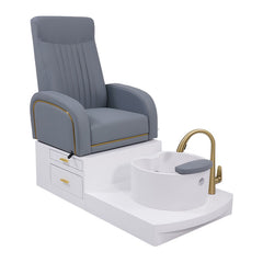 Lotus Darcy Grey Pedicure Spa Chair