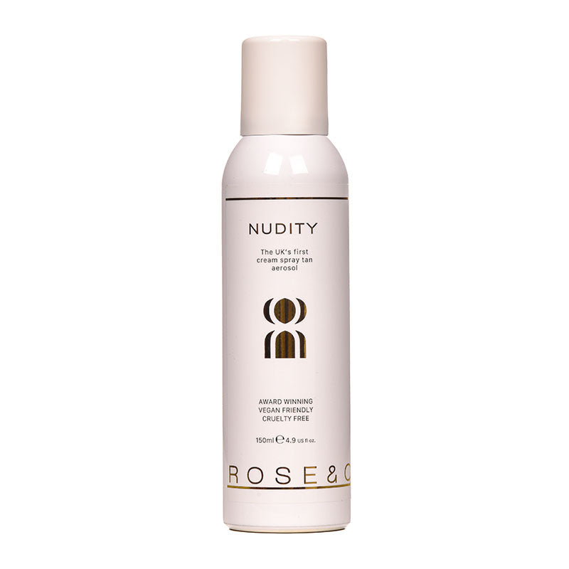 Rose and Caramel Nudity Tanning Aerosol Clear Golden 150ml