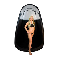 Black Tanning Tent with Carry Case