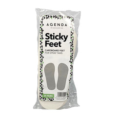 Agenda Cardboard Sticky Feet Pack of 25 Pairs