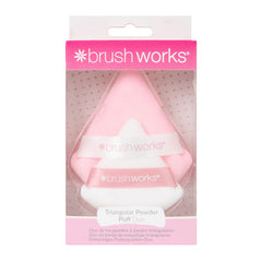 Brushworks Triangular Powder Puff Duo