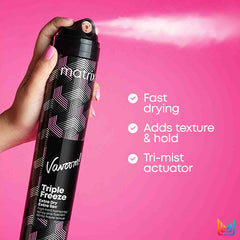 Matrix Vavoom Triple Freeze Extra Dry High Hold Hairspray 300ml