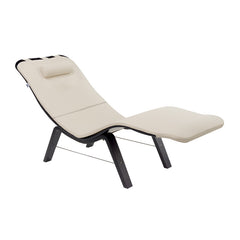 Lemi Rewave - Chaise longue with wooden Legs