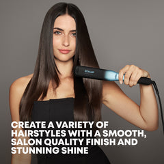 REVAMP Wide Ultra X Shine Ceramic Hair Straightener