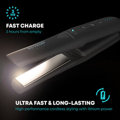 REVAMP Liberate Cordless Compact Ceramic Hair Straightener