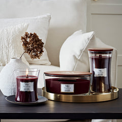 WoodWick Black Cherry Ellipse Candle