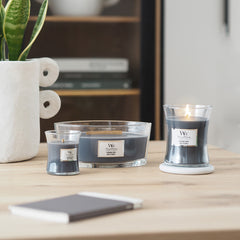 WoodWick Evening Onyx Ellipse Candle