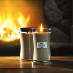 WoodWick Fireside Large Hourglass Candle
