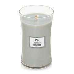 WoodWick Lavender And Cedar Large Hourglass Candle