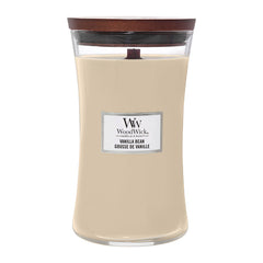 WoodWick Vanilla Bean Large Hourglass Candle