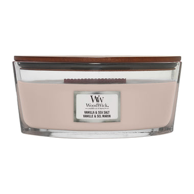 WoodWick Vanilla & Sea Salt Ellipse Candle