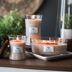 WoodWick Vanilla & Sea Salt Large Hourglass Candle