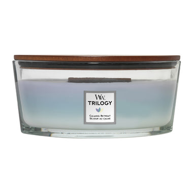 WoodWick Trilogy Calming Retreat Ellipse Candle