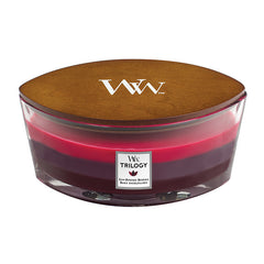 WoodWick Trilogy Sun Ripened Berries Ellipse Candle