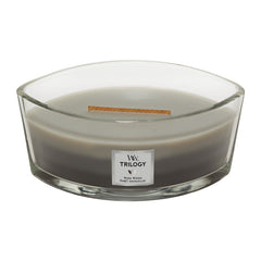 WoodWick Trilogy Warm Woods Ellipse Candle