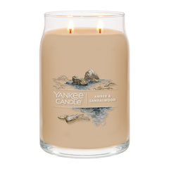 Yankee Candle Signature Amber & Sandalwood Large Jar Candle