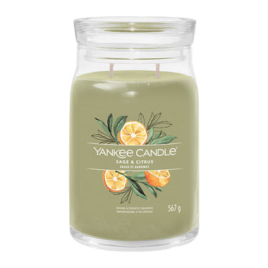Yankee Candle Signature Sage & Citrus Large Jar Candle