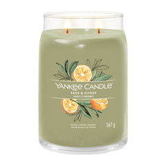 Yankee Candle Signature Sage & Citrus Large Jar Candle
