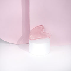 Brushworks Rose Resin Roller & Gua Sha
