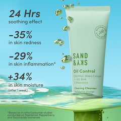 Sand & Sky Oil Control Clearing Cleanser 120ml