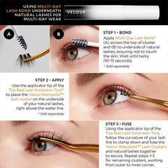Velour DIY Lash Extension Cluster Packs Classic