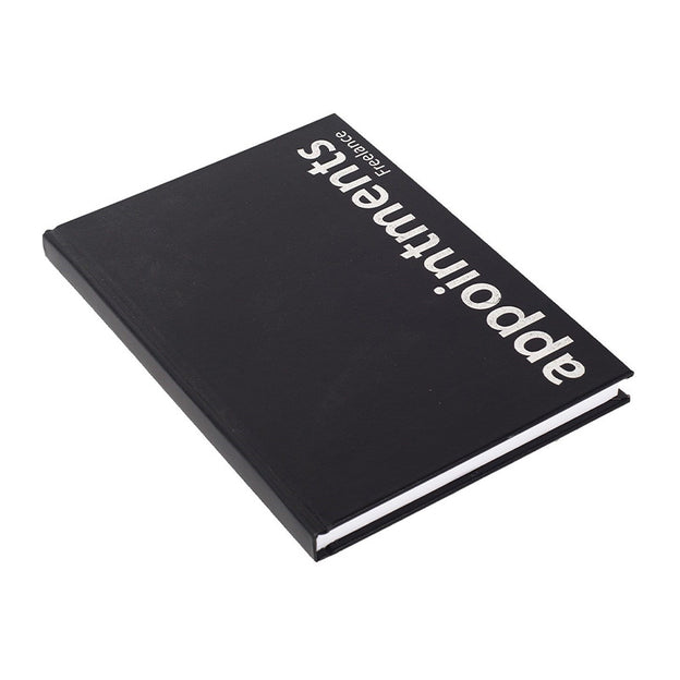 Agenda Appointment Book Freelance Black