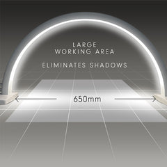 Halo Crescent LED Desk Lamp