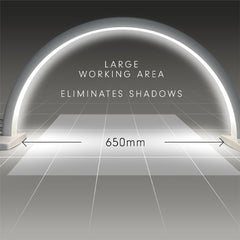 Halo Crescent LED Desk Lamp
