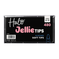 Halo Jellie Almond Sizes 0-11 Nail Tips x 480