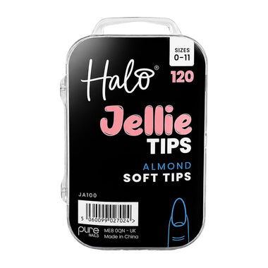 Halo Jellie Almond Sizes 0-11 Nail Tips x 120