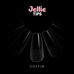 Halo Jellie Coffin, Sizes 0-11 Nail Tips x 120