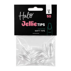 Halo Jellie Coffin Size 6 Nail Tips x 50