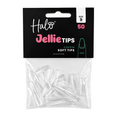 Halo Jellie Coffin Sizes 9 Nail Tips x 50