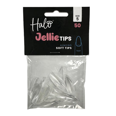 Halo Jellie Almond Sizes 5 Nail Tips x 50