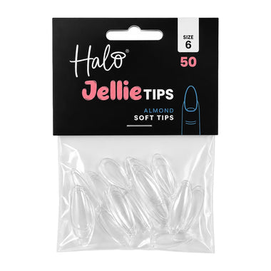 Halo Jellie Almond Size 6 Nail Tips x 50
