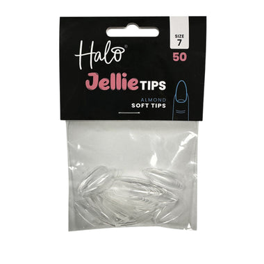 Halo Jellie Almond Size 7 Nail Tips x 50