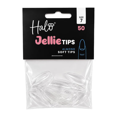 Halo Jellie Almond Size 7 Nail Tips x 50