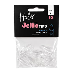 Halo Jellie Almond Size 7 Nail Tips x 50