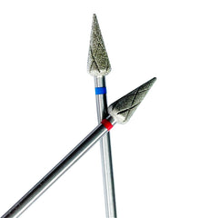 The Nail Lab The Thistle PRO Fine Diamond eFile Bit Silver