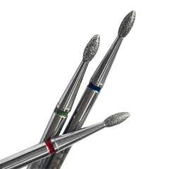 The Nail Lab The Tulip Fine Diamond eFile Bit Silver