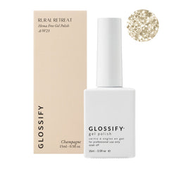 Glossify Champagne Rural Retreat Collection 15ml  Hema Free Gel