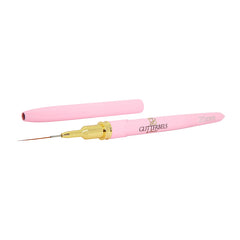 Glitterbels Pink Gel Liner Detail Brush 20mm