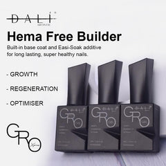 Dali Artistic Gold Leaf Peach GRO Gel Xpress GROXGLP 10ml Builder Gel