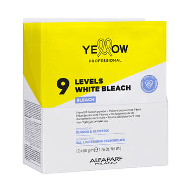 Yellow Professional 9 Tones Bleach Sachets 12x50g