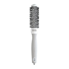 Olivia Garden Expert Blowout Shine Brush White and Grey 25