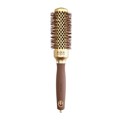 Olivia Garden Expert Blowout Shine Brush Gold and Brown 35