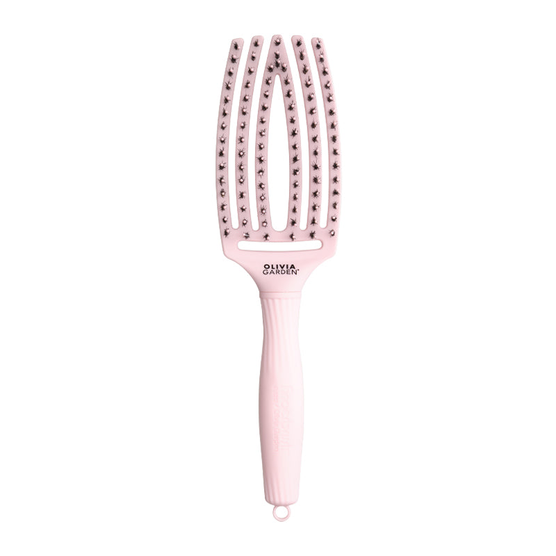 Olivia Garden Fingerbrush Combo Pastel Pink Medium